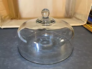 Vintage Clear Round Anchor Hocking 11" Cloche for Cakes or Pastries - Picture 1 of 6