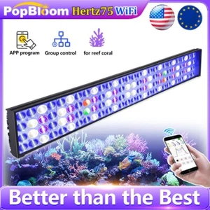 Hertz75 WiFi Reef Led Marine Aquarium Light 36inch Reef Coral Saltwater Aquarium - Picture 1 of 14