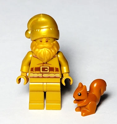 LEGO 2025 Christmas Golden Santa Claus & Squirrel Limited Edition Brand New - Image 1 of 2