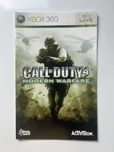 Xbox 360 MANUAL ONLY - Call of Duty 4 Modern Warfare *NO GAME/NO BOX* (Ref.M150) - Picture 1 of 2