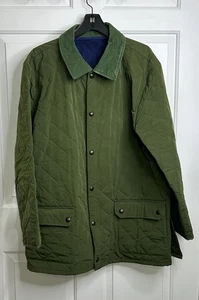 Vineyard Vines Chore Coat Barn Steppjacke Cordkragen Herren XXL grün LESEN - Bild 1 von 13
