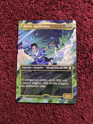 MTG Katara The Fearless 0305 Regular Borderless Avatar The Last Air Bender - Image 1 of 2