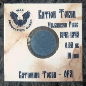 OPA Ration Points Token - Blue - 1 Token - Picture 1 of 3