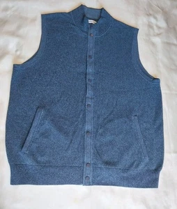 Tommy Bahama Island Zone Coolside Sweater Weste Snap Herren Größe XL Blau - Bild 1 von 10