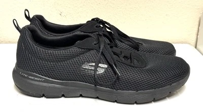 Skechers Women’s Flex Appeal 13070 Black Sneakers Size 9.5 - Image 1 of 4