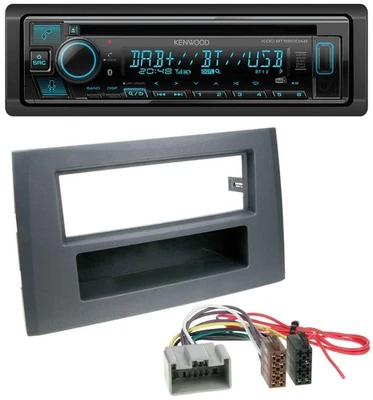Kenwood Bluetooth DAB CD MP3 USB Autoradio für Volvo XC90 (14 Pin, 2002-2014) - Bild 1 von 4