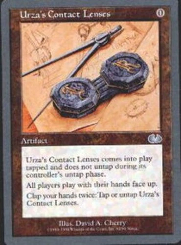 MTG magic cards 1x Urza's Contact Lenses Unglued NM-Mint, English - Image 1 of 1