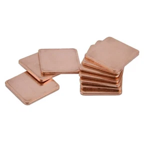 Lightweight Copper Hearsinks Cooling Copper Pad Shim laptop CPU GPU - 10 Pcs - Picture 1 of 8