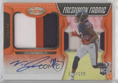 2022 Certified Mirror Orange 171/199 Velus Jones Jr #231 Rookie Auto RC - Image 1 of 3