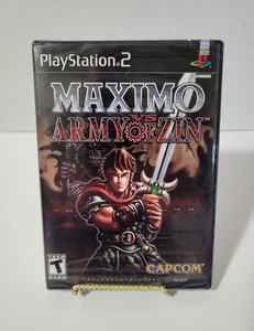 Maximo vs Army of Zin Black Label (PlayStation 2, 2003) PS2 Game New W/ Hanger - Picture 1 of 7