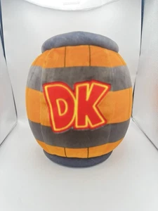 Large Donkey Kong Plush Barrell 13” Nintendo Tomy Club Mocchi Mocchi DK - Picture 1 of 5