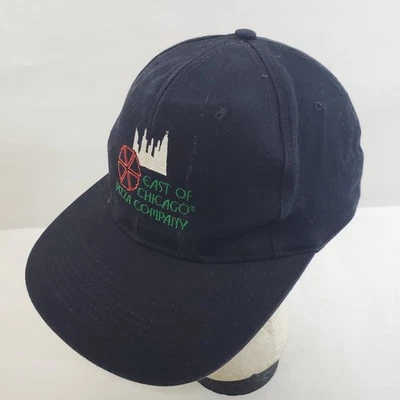 Шляпа мужская регулируемая East of Chicago Pizza Company черный зеленый козырек - Изображение 1 из 4