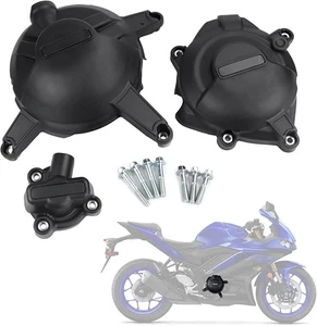 Protector de cárter de cubierta de estator de motor ABS compatible con Yamaha YZF-R3 2013-19 - Imagen 1 de 8