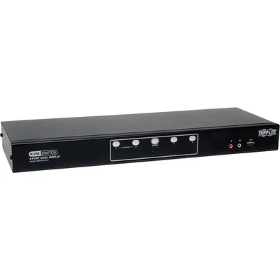 Eaton Tripp Lite Series 4-Port Dual Monitor DVI KVM Switch with Audio and USB 2. - Image 1 of 4
