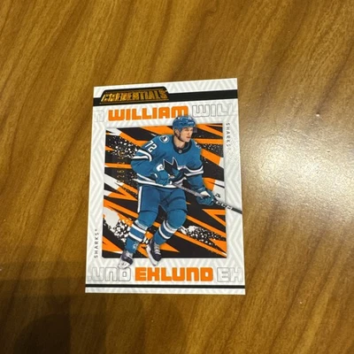2023-24 Upper Deck Credentials Orange /249 William Eklund #73 - Image 1 of 3