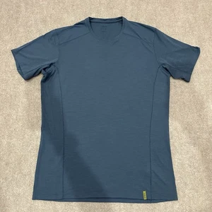 Rab Men's XL Blue Syncrino Base Short Sleeve Merino Wool Performance Blend Shirt - Picture 1 of 7