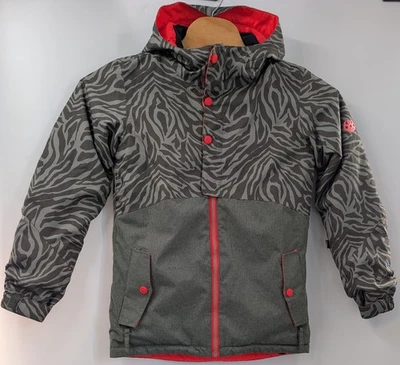 Giacca invernale isolata scarlatta 686 bambina taglia XL zip snowboard sci verde rosa - Immagine 1 di 4