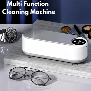 Ultrasonic Cleaner Portable Sonic Jewellery Cleaner, Glasses Cleaning Machine - Picture 1 of 7