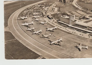 SWITZERLAND,1956 ,Postcard FLUGHAFEN KLOTEN  Luftfahrt Airport, A USED TO ISRAEL - Picture 1 of 2