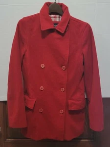 ABERCROMBIE & FITCH Womens Wool Blend Button Up Coat Size XS - Picture 1 of 7
