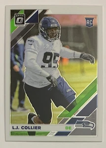 2019 Panini Donruss Optic Football L.J. Collier Seattle Seahawks Base RC #113! - Picture 1 of 2