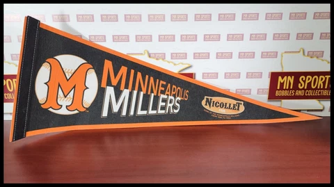 Minneapolis Millers Pennant Nicollet Park Minnesota 1955 Modern Cover