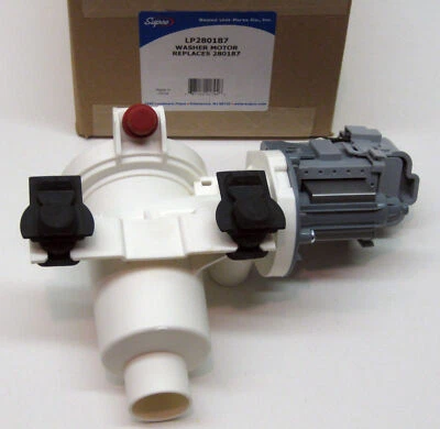 LP-280187 Washer Pump Motor for Whirlpool Kenmore Duet Washing AP3953640 - Image 1 of 4
