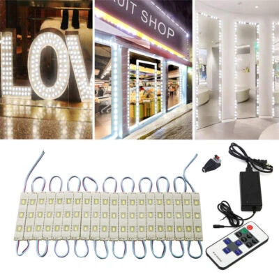 3 LED Module Light SMD 5730 Kit Lamp DC 12V Lights Store Front Waterproof White - Image 1 of 4
