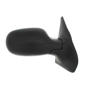 Renault Clio Mk2 1998-2005 Door Wing Mirror Electric Black Drivers Side Right - Picture 1 of 24