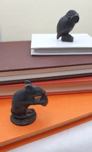 WRL Bronze Mouse And Owl, Roman Replica, Westair Reproductions Ltd, signed WRL - Picture 1 of 10