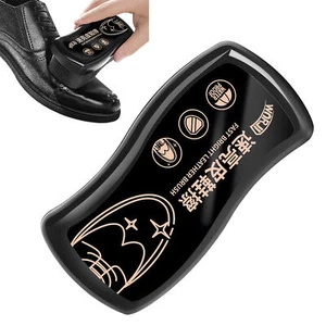 1 Shoe Polish Sponges Instant Shine Leather Care Boots Protector Quick Cleaning - Picture 1 of 12