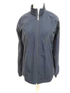 Reebok Navy Blue Full Zip Lightweight Breathable Sports Jacket Size M L1247 - Picture 1 of 17