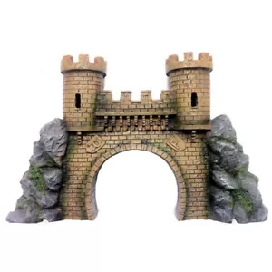 Large Castle Bridge Aquarium Fish Tank Hideaway Ornament - Picture 1 of 1