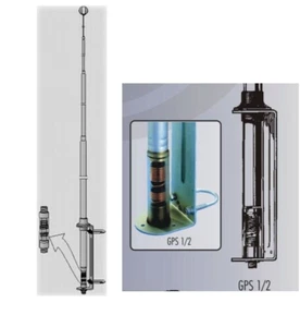 CB HAM BASISSTATION ANTENNE SIRIO GPS27 1/2 WELLE 10M BÄNDER - Bild 1 von 2