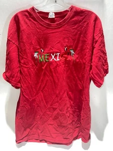 Yazbek T-Shirt Men's Size XL Red Parrot Mexico - Picture 1 of 4