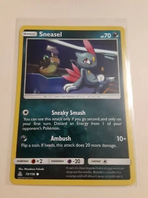 Pokémon Ultra Prism Sneasel 73 /156 Basic NM/M - Image 1 of 2