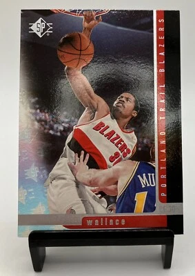 1996-97 Upper Deck SP Rasheed Wallace Card #94 Portland Trail Blazers NBA - Image 1 of 2