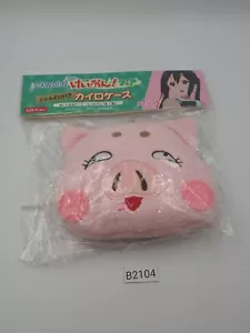 K-on B2104 Lawson Pig Pouch Bag mascot NEW Plush 4" Stuffed Toy Doll Japan Azusa - Picture 1 of 5