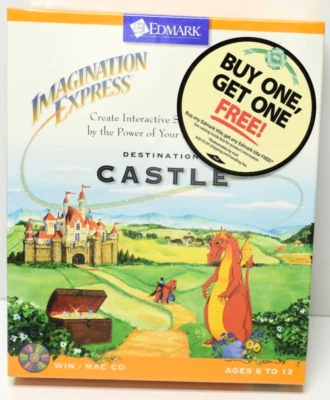 Imagination Express Destination Castle CD-ROM 1995 Game Win/Mac New Sealed - Image 1 of 4