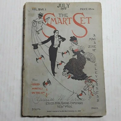 July 1900 The Smart Set Magazine of Cleverness Short Stories Fiction Literature - Image 1 of 4