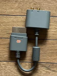 GENUINE Microsoft XBox 360 Optical/RCA Audio Adapter OEM X808221-001 - Picture 1 of 5