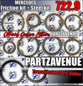 Mercedes Gearbox 722.9 Friction Kit & Steel kit Clutch PACK USA Premium - Picture 1 of 7