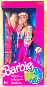 Barbie Ski fun -- A l'assaut des pentes enneigées -- vintage et neuf Mattel 7511 - Foto 1 di 3