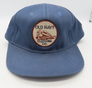 Old Navy Clothing Co Patch Blue Snapback Baseball Hat Cap Size M/L - Picture 1 of 13