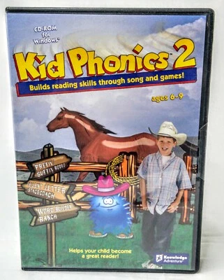 Kids Phonics 2  PC Software CD NEW - Image 1 of 2