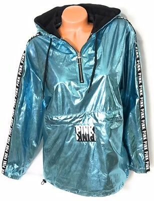 Chaqueta Victoria Secret ROSA Anorak Cortavientos Sudadera con Capucha Talla XS/S Foto 1 de 4