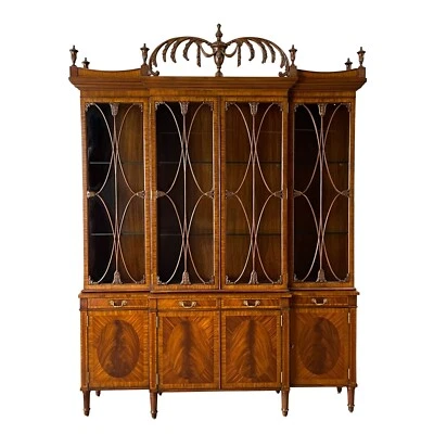 NVIN0419,尼亚加拉家具,复古 Maitland Smith Breakfront — 第 1/4 张图片