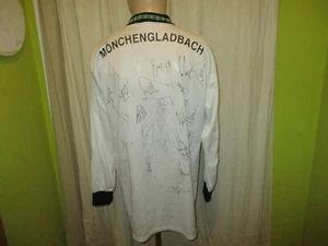 Borussia Mönchengladbach Reebok Langarm Trikot 1995/96 "diebels" + Signiert Gr.L - Bild 1 von 8