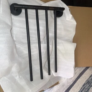 Barra de toalla cuádruple Signature Hardware 358780 Colvin - bronce frotado con aceite Drk - Imagen 1 de 4