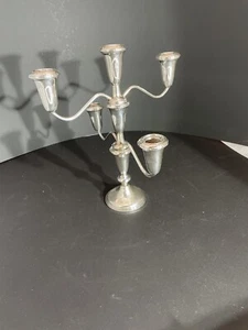 Reed and Barton sterling silver candelabra - Picture 1 of 4